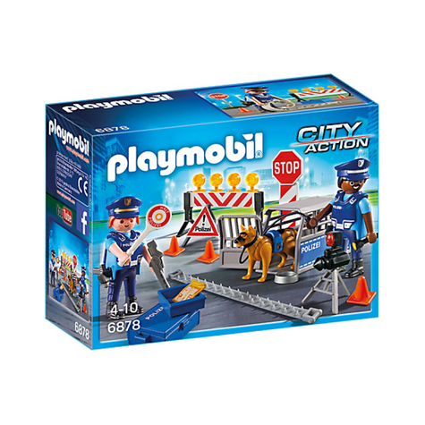 Playmobil City Action - Barriera Della Polizia (6878)