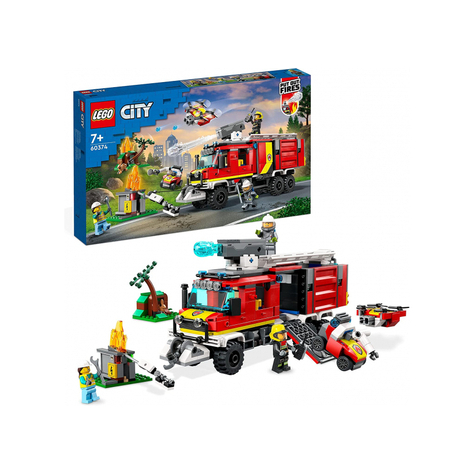 Lego City - Veicolo Di Comando Dei Vigili Del Fuoco (60374)