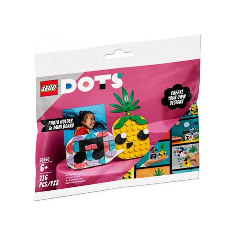 Lego Dots - Portafoto Ananas E Mini Lavagna (30560)