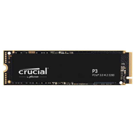 Crucial P3 4000gb 3d Nand Nvme Pcie M.2 - Disco A Stato Solido - Ct4000p3ssd8