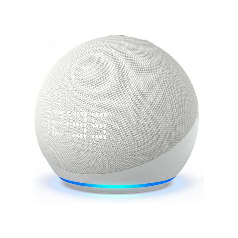 Amazon Echo Dot (5a Generazione) Con Orologio - Bianco - B09b95dtr4