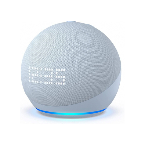 Amazon Echo Dot (5a Generazione) Con Orologio - Grigio Blu - B09b8rvkgw