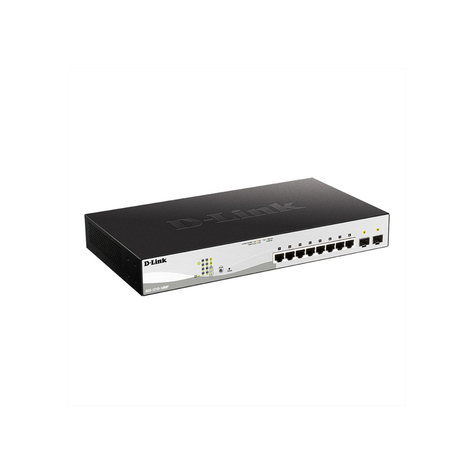 D-Link 10-Port Gigabit Smart Managed Poe Switch Dgs-1210-10mp/E