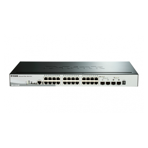 Switch D-Link L3 Smart 24 X 10/100/1000 Poe+ Dgs-1510-28p/E