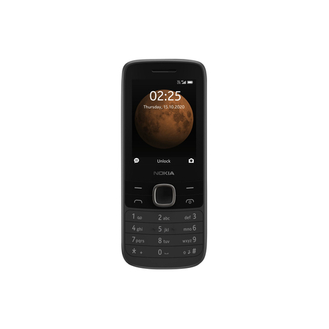 Nokia 225 2020 Dual Sim Nero 16qenb01a26
