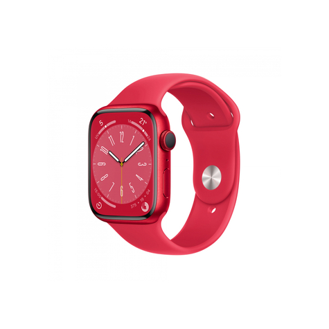 Apple Watch Series 8 Gps 45mm Prodotto Rosso Custodia In Alluminio Sport Mnp43fd/A