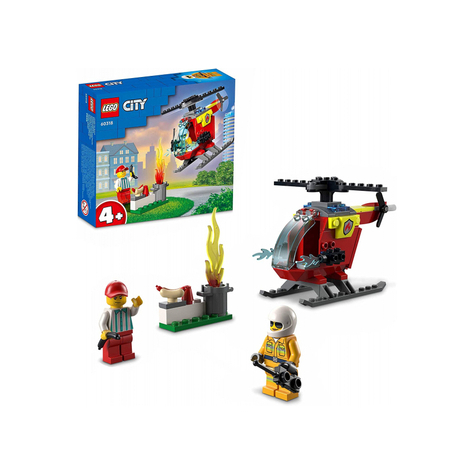 Lego City - Elicottero Dei Vigili Del Fuoco (60318)