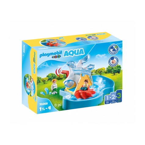 Giocattolo Da Costruzione Playmobil Ruota D'acqua Con Giostra (70268)