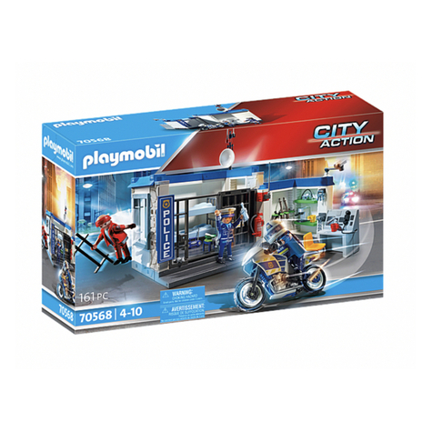 Playmobil City Action - Polizia In Fuga Dalla Prigione (70568)
