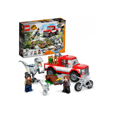 Lego Jurassic World - Trappola Per Velociraptor Blu E Beta (76946)
