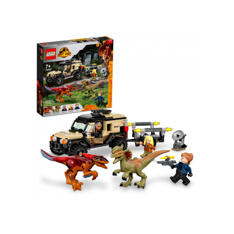 Lego Jurassic World - Trasporto Di Pyroraptor E Dilophosaurus (76951)