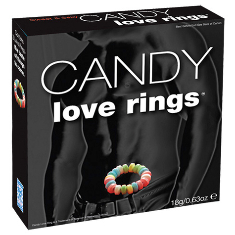 cibo: anelli d'amore caramellati