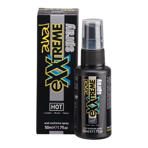 Creams Gels Lotions Spray Anal : Hot Exxtreme Anal Spray 50 Ml