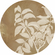 Self-Adhesive Non-Woven Wallpaper / Wall Tattoo - Blooming Branch - Size 125 X 125 Cm