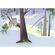 Carta Da Parati Adesiva Fotografica  - Dumbo Dorme Sull'albero - Dimensioni 400 X 280 Cm