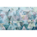 Carta Da Parati Adesiva Fotografica  - Triangoli Blu - Dimensioni 400 X 250 Cm